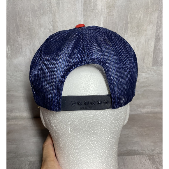 VINTAGE Chicago White Sox Hat Cap Snap Back Mens Red White Blue MLB Baseball 90s - Picture 8 of 12